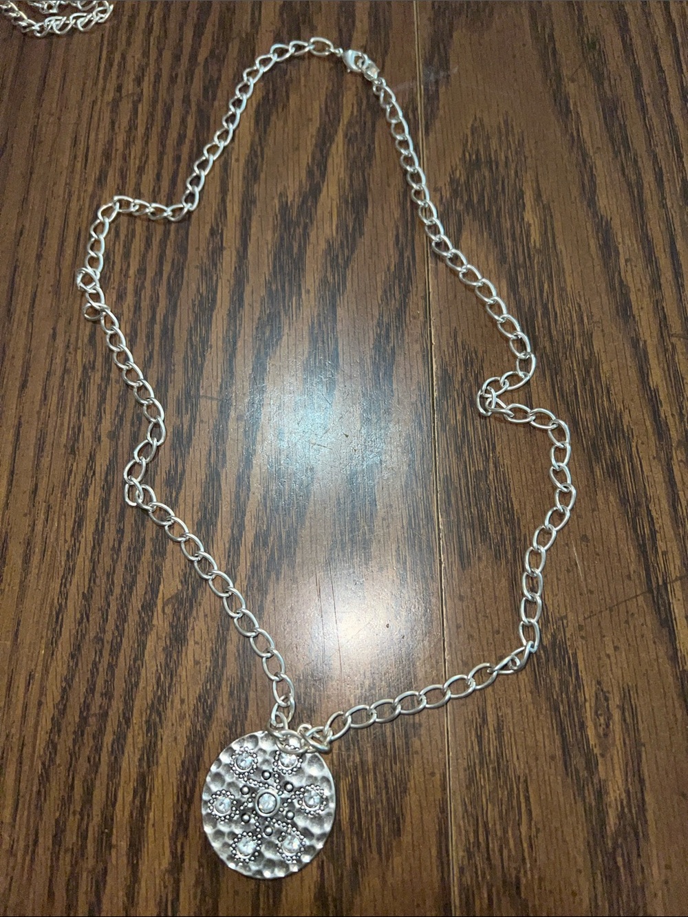 Premier Designs Silver-Tone Multi-Layered Coin Necklace - Picture 2 of 5